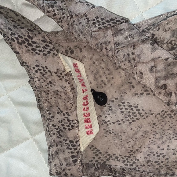 Rebecca Taylor Midi Braided Snakeskin Dress - Picture 5 of 5